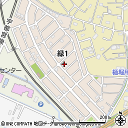 埼玉県久喜市緑周辺の地図