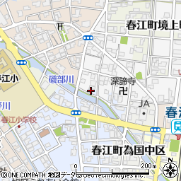 福井県坂井市春江町為国西の宮3周辺の地図