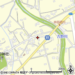 埼玉県深谷市本田2189周辺の地図