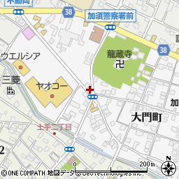 埼玉県加須市大門町19-2周辺の地図
