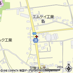 柳田・米菓店周辺の地図