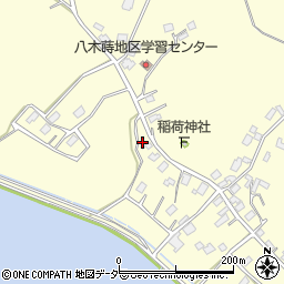 茨城県行方市八木蒔276-1周辺の地図