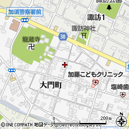 埼玉県加須市大門町8-18周辺の地図