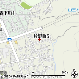 岐阜県高山市片野町5丁目544周辺の地図