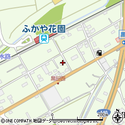 埼玉県深谷市黒田439周辺の地図