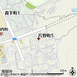 岐阜県高山市片野町5丁目552周辺の地図