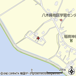 茨城県行方市八木蒔107周辺の地図