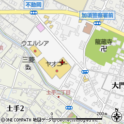埼玉県加須市大門町20-58周辺の地図