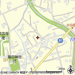 埼玉県深谷市本田2165周辺の地図