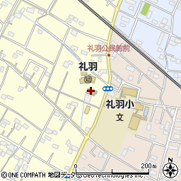 加須市市民サービスセンター礼羽周辺の地図