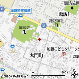 埼玉県加須市大門町8-22周辺の地図