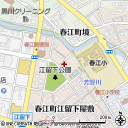坂井市役所　幼稚園春江幼稚園周辺の地図