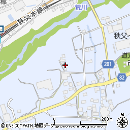 埼玉県秩父郡長瀞町岩田654周辺の地図