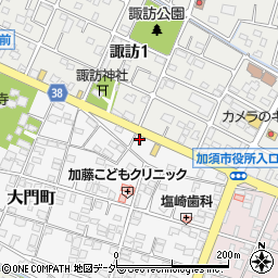 埼玉県加須市大門町6-17周辺の地図