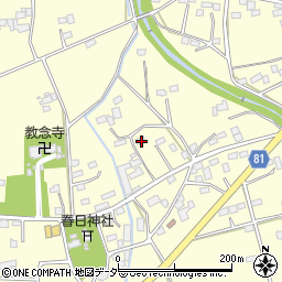 埼玉県深谷市本田2161周辺の地図