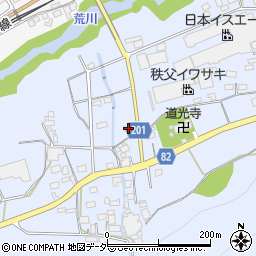 埼玉県秩父郡長瀞町岩田743周辺の地図