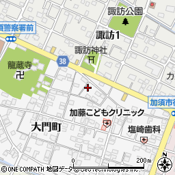 埼玉県加須市大門町7-7周辺の地図