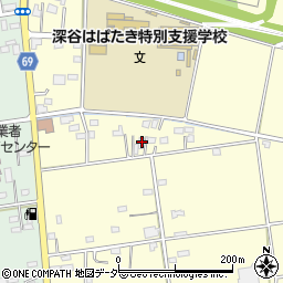 埼玉県深谷市本田78周辺の地図