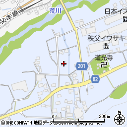 埼玉県秩父郡長瀞町岩田687周辺の地図