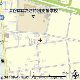 埼玉県深谷市本田76周辺の地図
