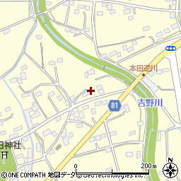 埼玉県深谷市本田2213周辺の地図