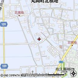 福井県坂井市丸岡町北横地27-14周辺の地図