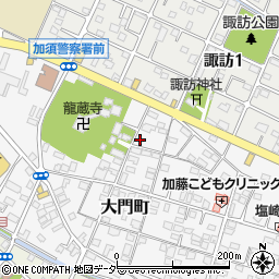 埼玉県加須市大門町7-16周辺の地図