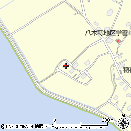 茨城県行方市八木蒔155周辺の地図