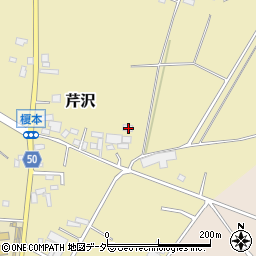 茨城県行方市芹沢1813-2周辺の地図