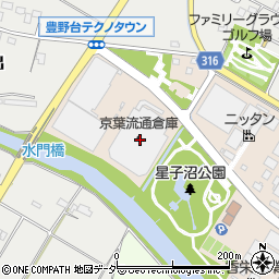 京葉流通倉庫大利根支店周辺の地図