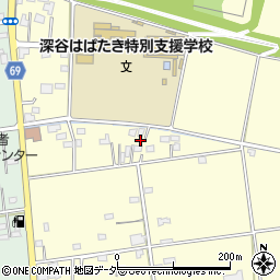 埼玉県深谷市本田77周辺の地図