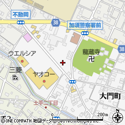 埼玉県加須市大門町19-9周辺の地図