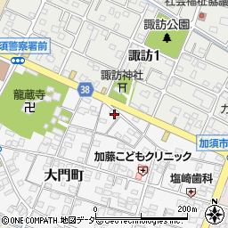 埼玉県加須市大門町7-27周辺の地図