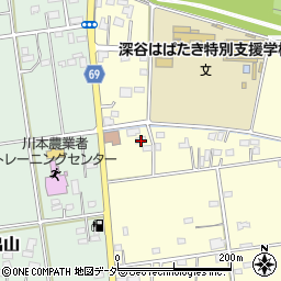 埼玉県深谷市本田88周辺の地図