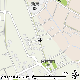 茨城県常総市岡田578-2周辺の地図