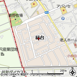 埼玉県深谷市緑台10周辺の地図