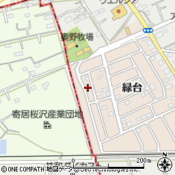 埼玉県深谷市緑台2周辺の地図