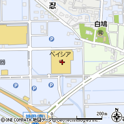 ベイシアフードセンター行田店周辺の地図