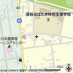 埼玉県深谷市本田82周辺の地図