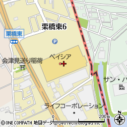 １００円ショップセリア　ベイシア栗橋店周辺の地図