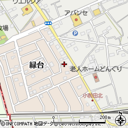 埼玉県深谷市緑台14周辺の地図