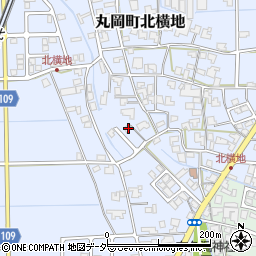 福井県坂井市丸岡町北横地27周辺の地図