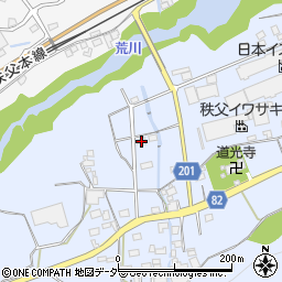 埼玉県秩父郡長瀞町岩田685周辺の地図