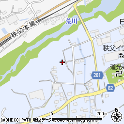 埼玉県秩父郡長瀞町岩田667周辺の地図