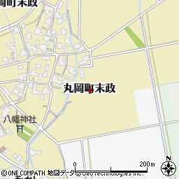 福井県坂井市丸岡町末政周辺の地図