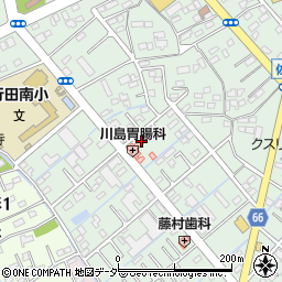 川島胃腸科病院周辺の地図