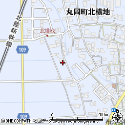 福井県坂井市丸岡町北横地26周辺の地図