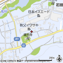 埼玉県秩父郡長瀞町岩田738周辺の地図