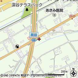 埼玉県深谷市黒田841周辺の地図