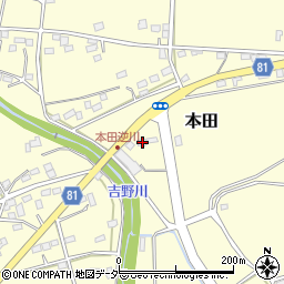 埼玉県深谷市本田3890-1周辺の地図